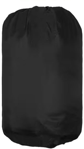 Sleeping Bag, Waterproof Backpack Bag with Compression Sack, Black