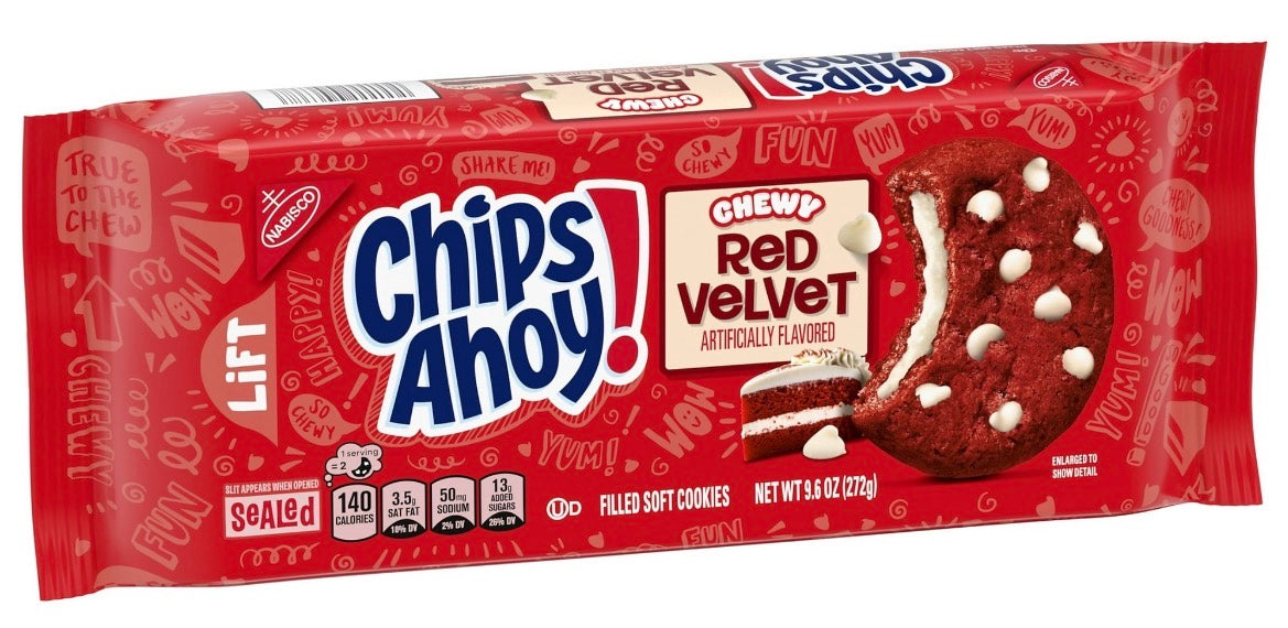CHIPS AHOY! Chewy Red Velvet Cookies, 9.6 oz