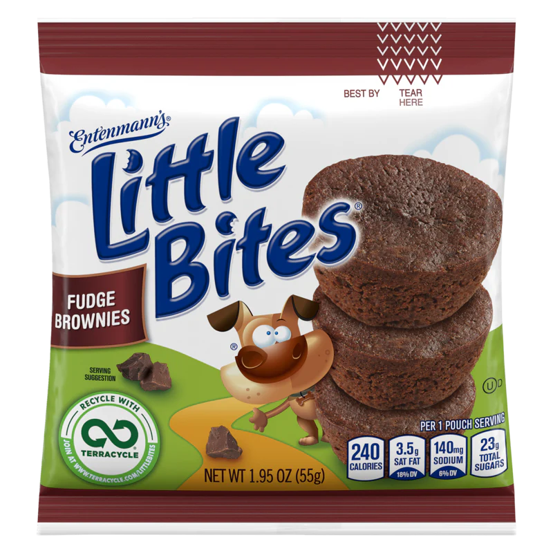 Entenmann's Little Bites Fudge Brownie Mini Muffins, 1.8 oz