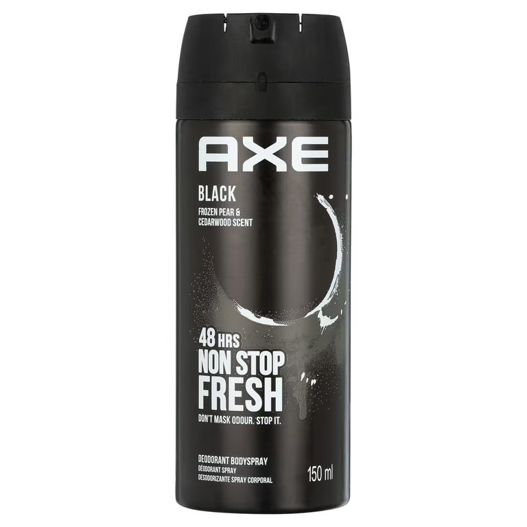 Axe Black Body Spray Deodorant, 5.07 oz