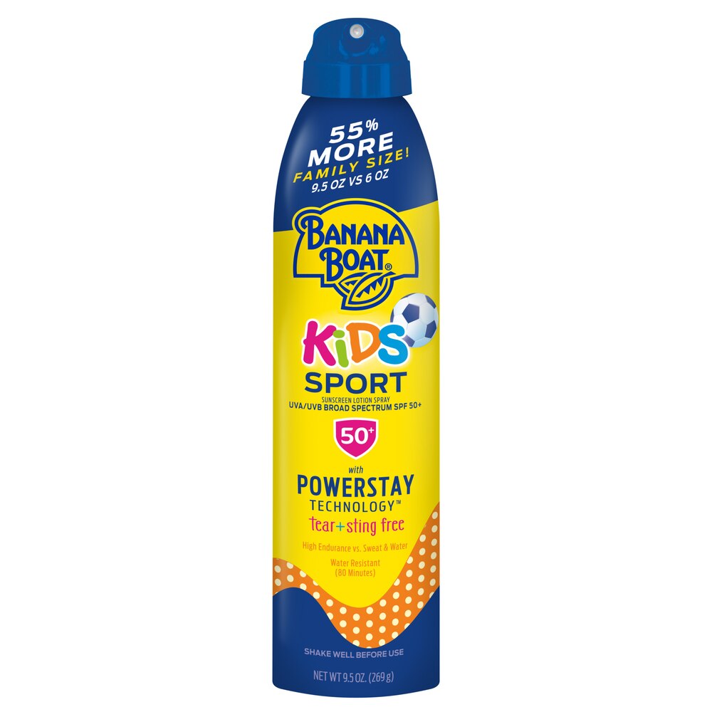 Banana Boat Sport Kids Sunscreen Spray SPF 50, 9.5 oz