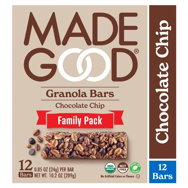 Chocolate Chip Granola Bars, 12 ct