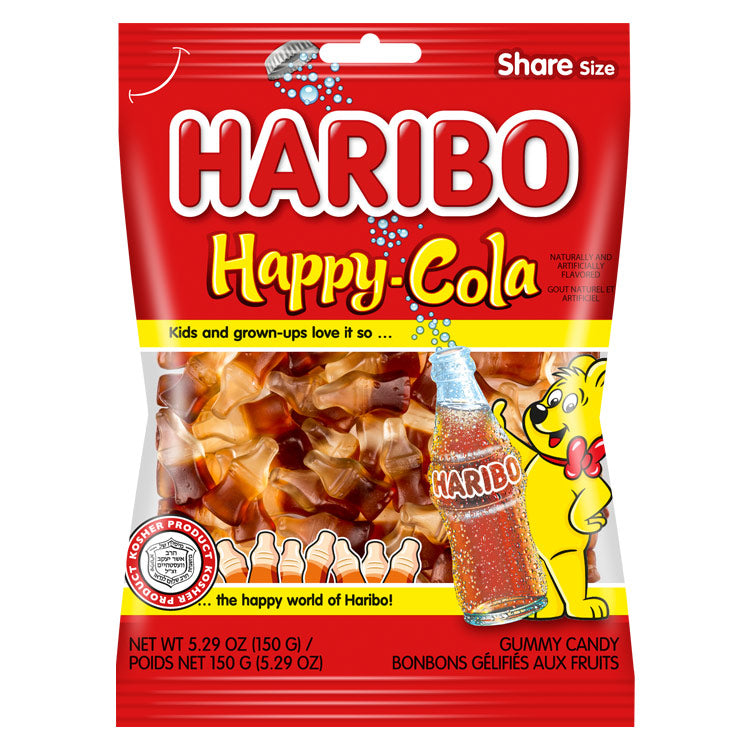 Haribo Happy Cola Gummy, 5.29 oz