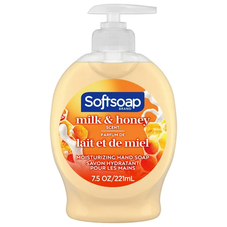 Softsoap Liquid Hand Soap Milk and Honey, 7.5 Fluid Ounce