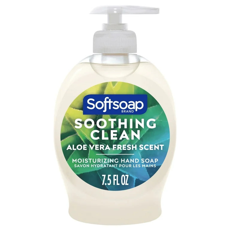 Softsoap Soothing Clean Aloe Liquid Hand Soap, 7.5 Fluid Ounce