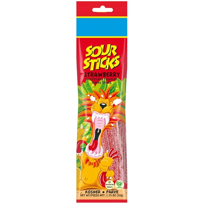 Sour Sticks Strawberry, 1.75 oz
