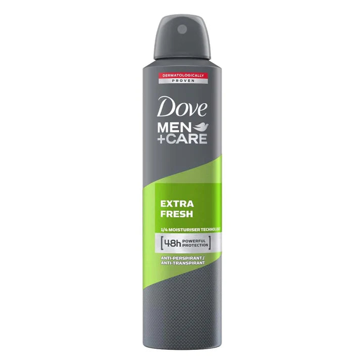 Dove Deodorant Extra Fresh for Men Spray, 5.07 oz