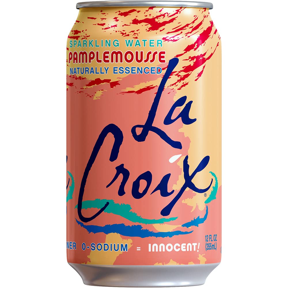 Lacroix Sparkling Water Grapefruit /Pample Mousse Sparkling Water, 12 fl oz Can