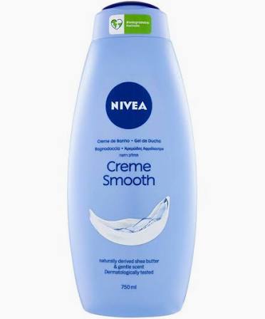 Nivea Shower Gel, Creme Smooth, 750 ml