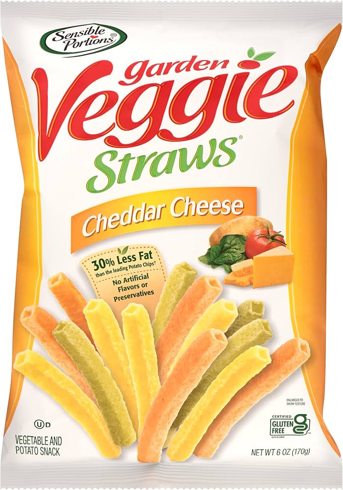 Veggie Straws Cheddar Cheese, 1 oz
