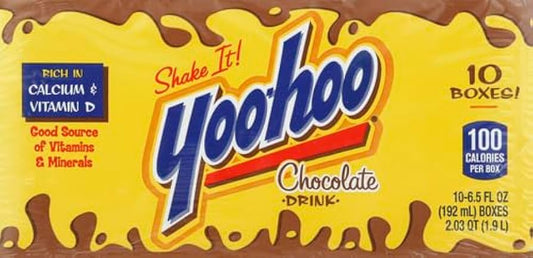Yoo-hoo Chocolate Drink, 6.5 fl oz, 8 Pack