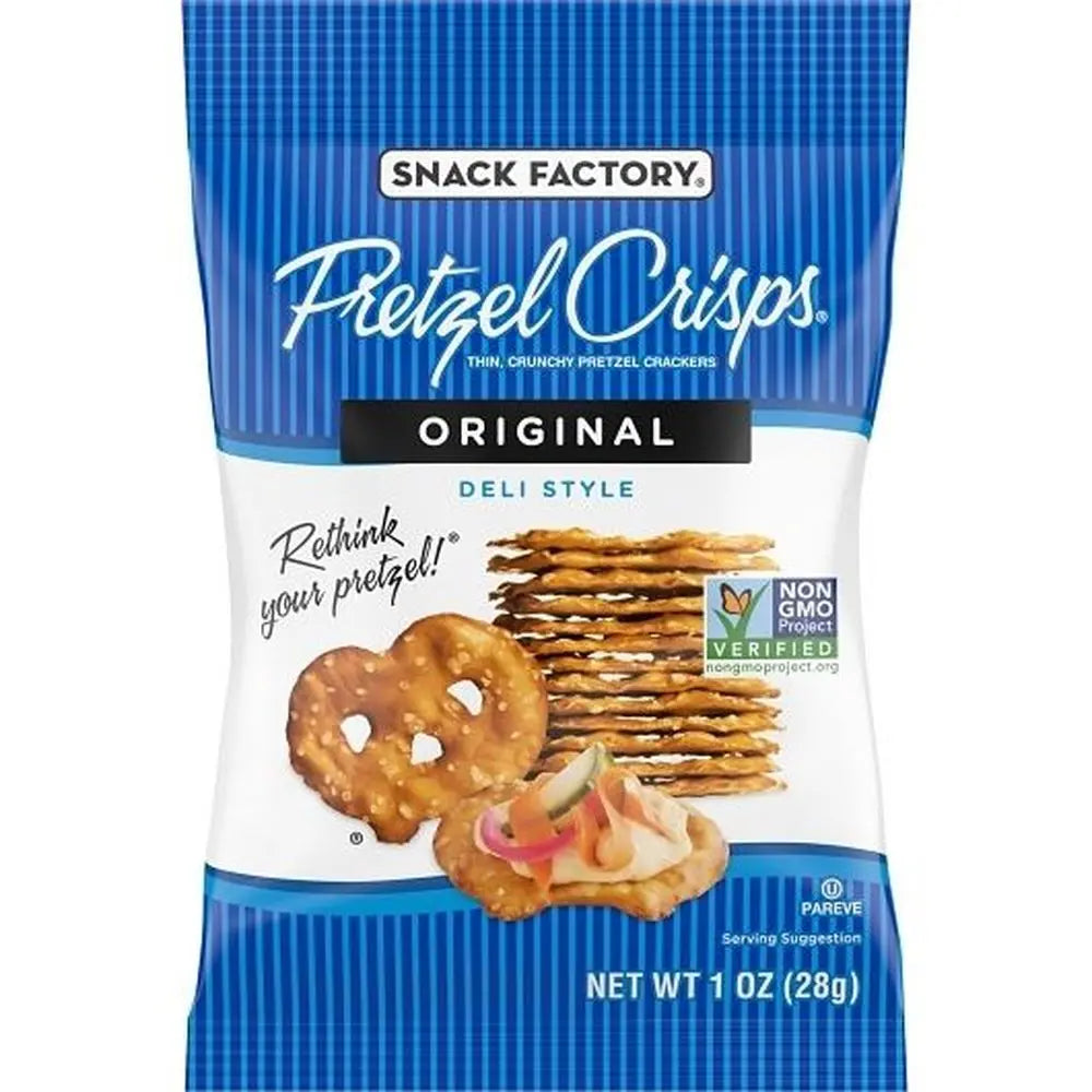 Snack Factory Pretzel Crisps, Original, 1 oz