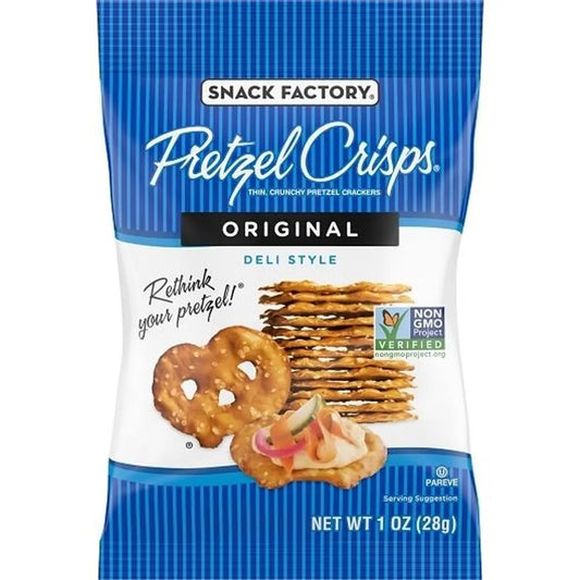 Snack Factory Pretzel Crisps, Original, 1 oz