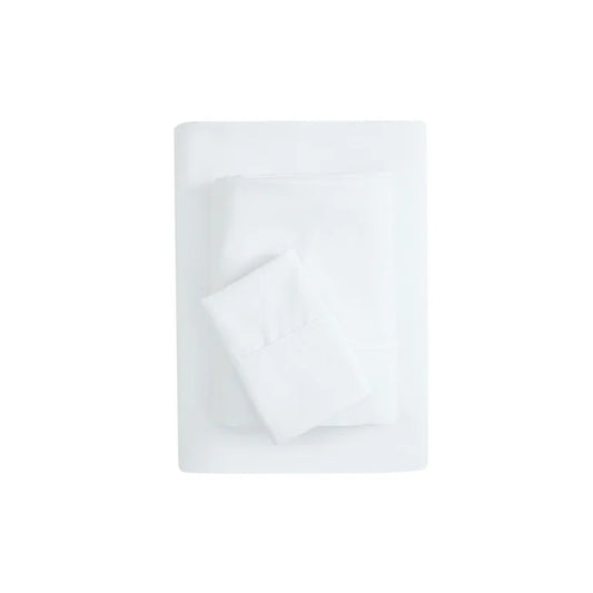 Super Soft Brushed Microfiber Bed Sheet Set, Arctic White, Twin-XL, 3 Piece