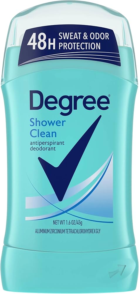 Degree Women Antiperspirant Deodorant Stick, Shower Clean, 1.6 oz