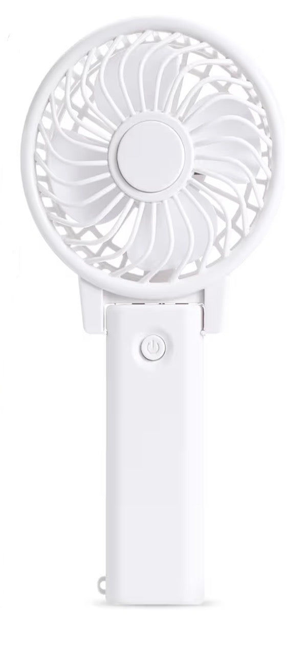 Battery Portable Handheld Fan, White