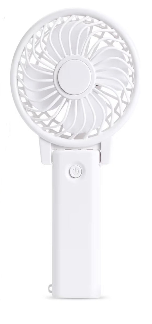 Battery Portable Handheld Fan, White