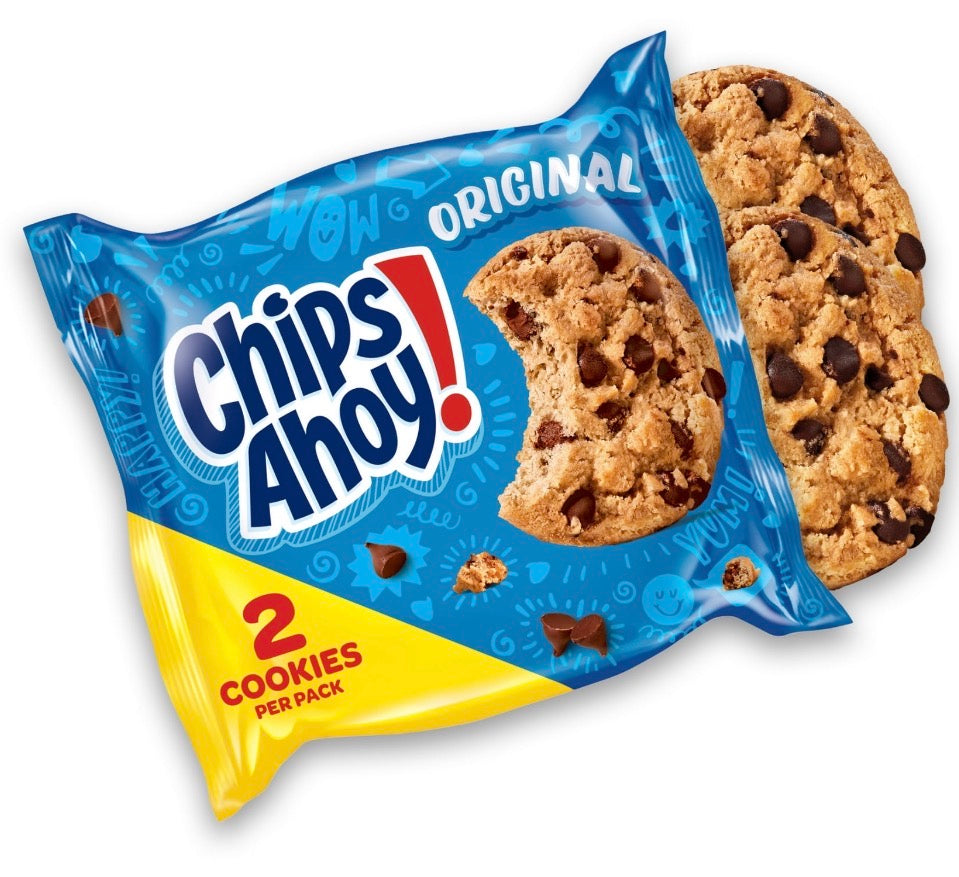 CHIPS AHOY! Original Chocolate Chip Cookies (2 Cookies Per Pack)