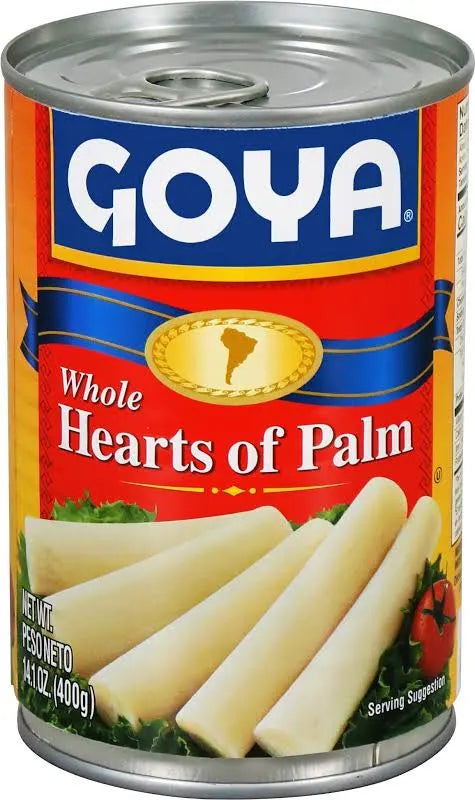 Goya Foods Whole Hearts of Palm, 14.1 oz