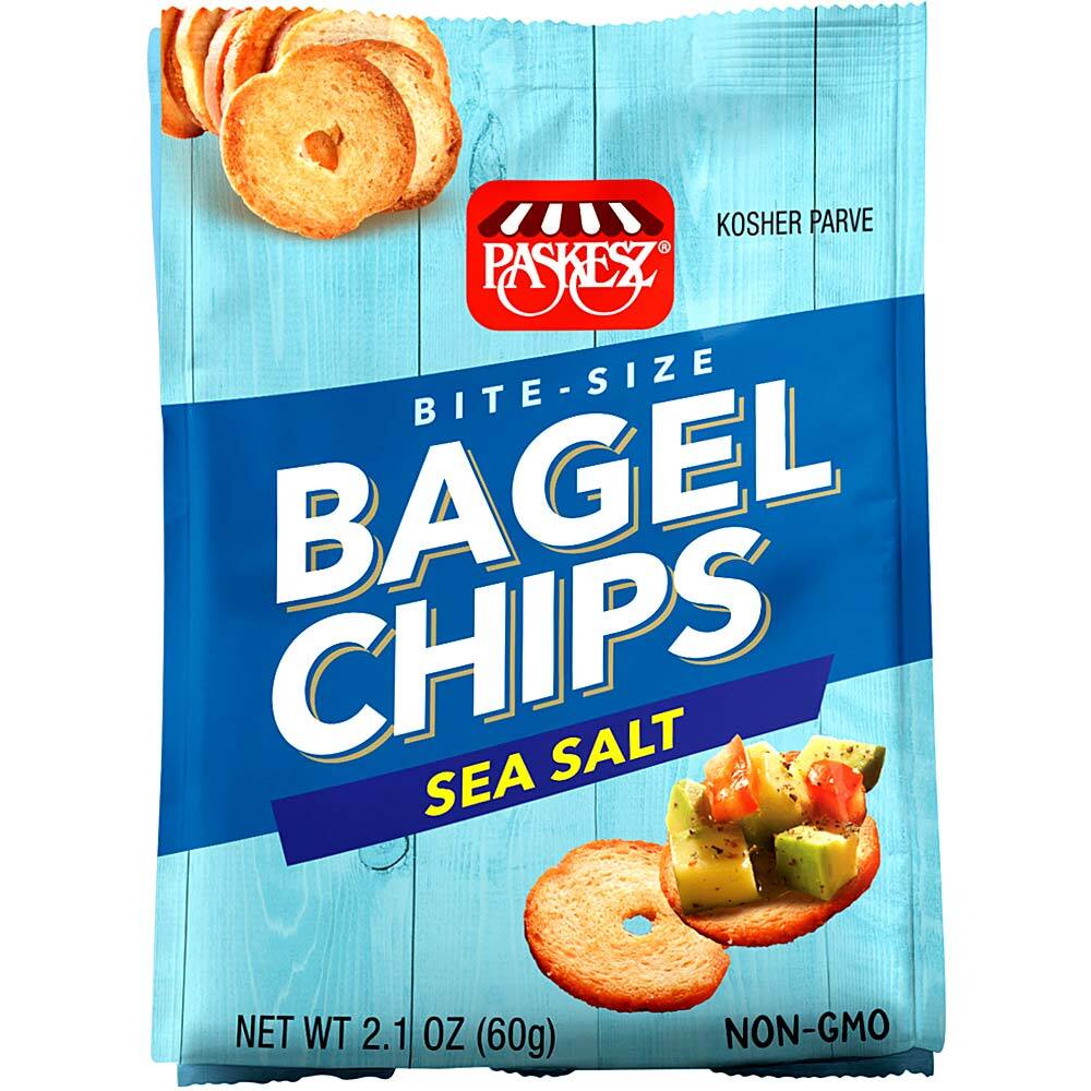 Bagel Chips Sea Salt, 2.1 oz