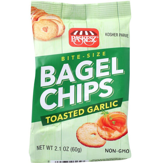 Bagel Chips Toasted Garlic, 2.1 oz