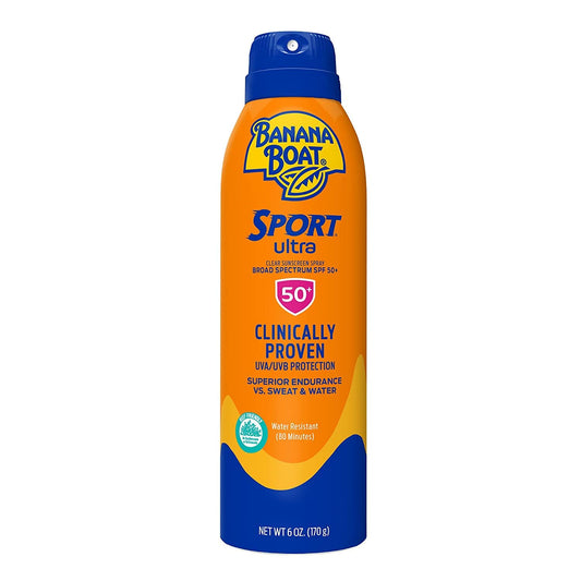 Banana Boat Sport Ultra Sunscreen Spray, SPF 50, 6 oz