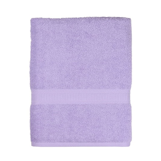 Basic Towel, Soft 100% Cotton and Highly Absorbent, Purple