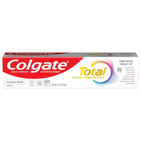 Colgate Total Toothpaste Clean Mint, 5.1 oz