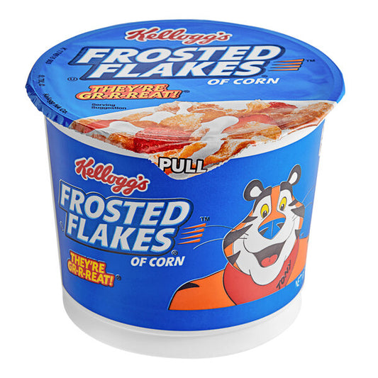 Frosted Flakes Breakfast Cereal Cup, Single Serve Cereal, 2 oz