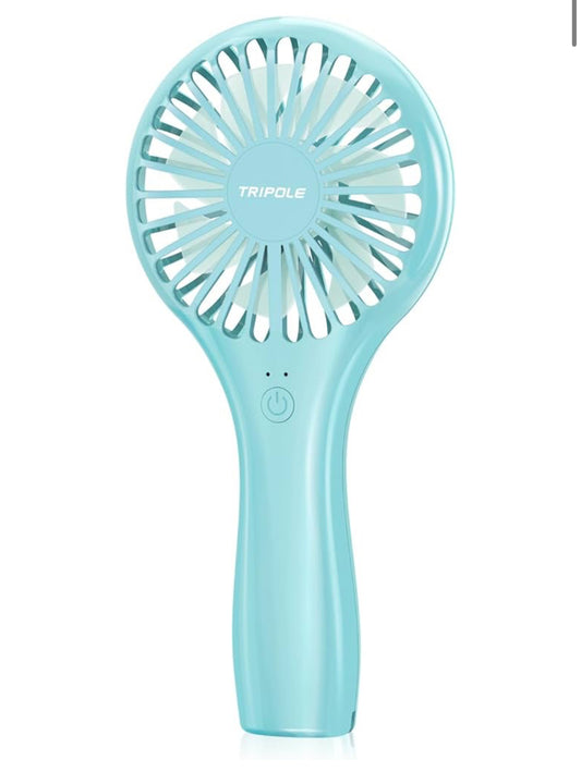Mini Handheld Fan (Speed Adjustable, USB Rechargeable)