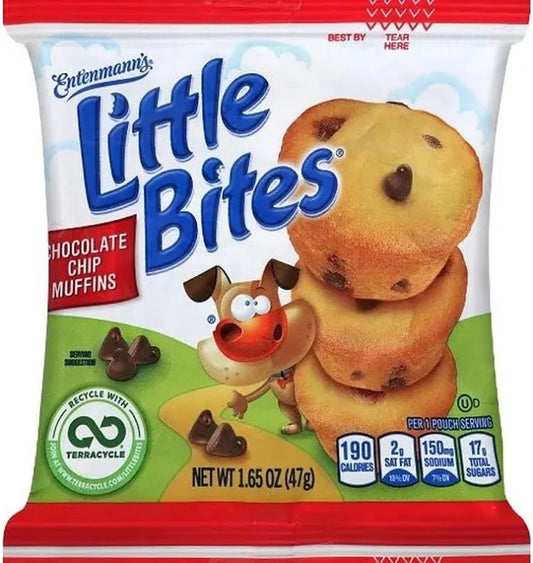 Entenmanns Little Bites Chocolate Chip Muffin, 1.65 oz