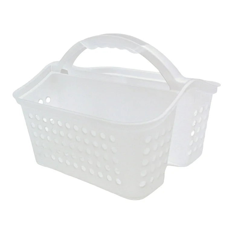 Small Portable Shower Caddy Frost Plastic