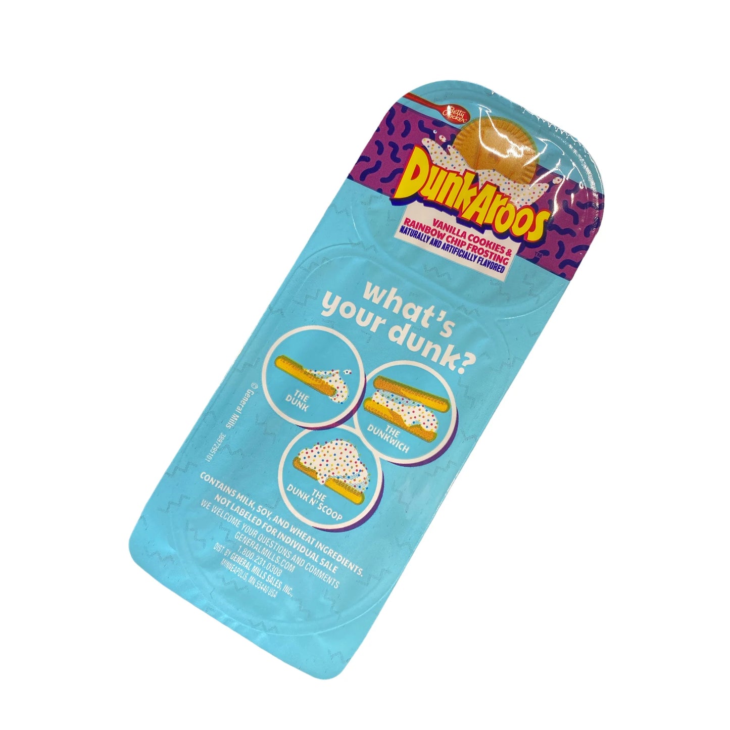Dunkaroos Vanilla Cookies and Rainbow Chip Frosting, 1oz
