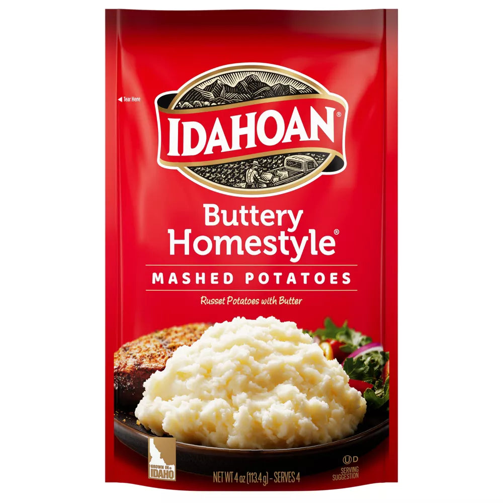 Idahoan Buttery Homestyle Mashed Potatoes , 4 oz