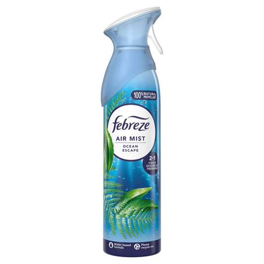 Febreze Air Freshener Spray, Ocean Escape, 185 ml