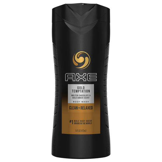 Axe 3 in 1 Body/Face/Hair Wash Gold Temptation, 13.5 fl oz