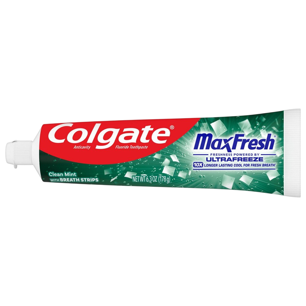 Colgate Max Fresh Toothpaste, Clean Mint, 6.3 oz