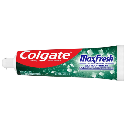 Colgate Max Fresh Toothpaste, Clean Mint, 6.3 oz