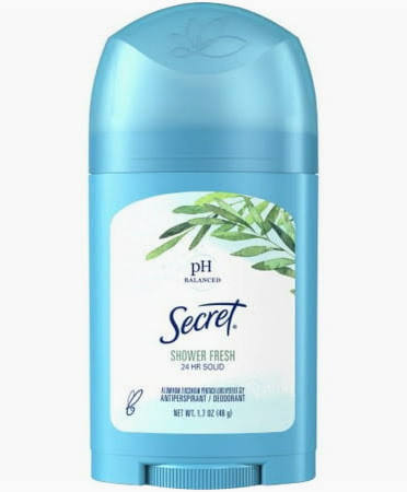 Secret Deodorant Stick, Shower Fresh, 1.7 oz